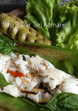 Nasi Bakar Teri Kemangi