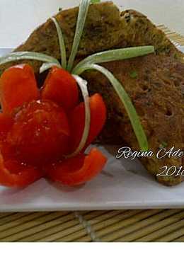 Dadar Telur Jangkang (bayi kepiting)