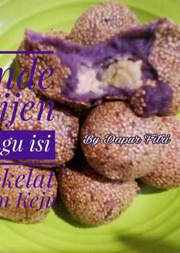 Onde Wijen Ungu isi Cokelat dan Keju