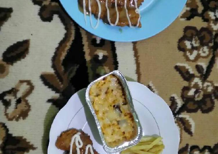 Resep Schotel fussili carbonara Kiriman dari N. Zahro