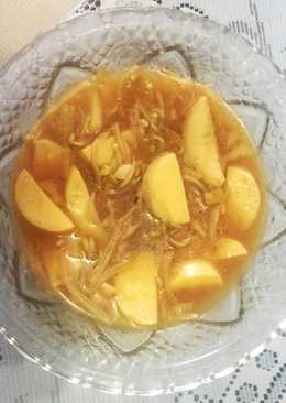 Tofu Tumis Jamur Enoki dan Toge