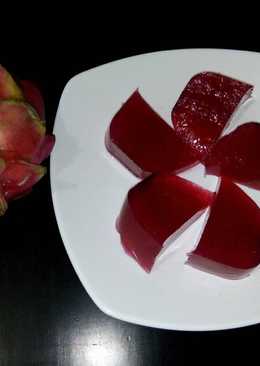 Agar agar buah naga segar