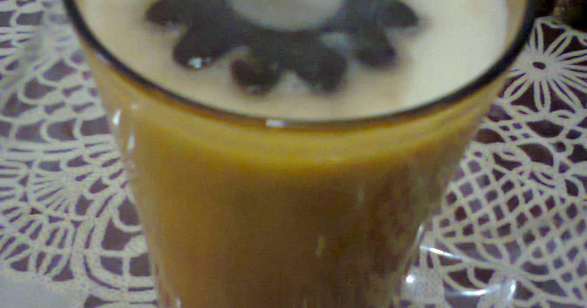 Resep Susu kedelai/soya dengan iced coffee