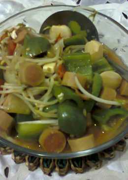 Sayur Paprika Tauge Sosis