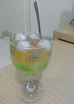 Nata de coco with selasih  106 resep Cookpad