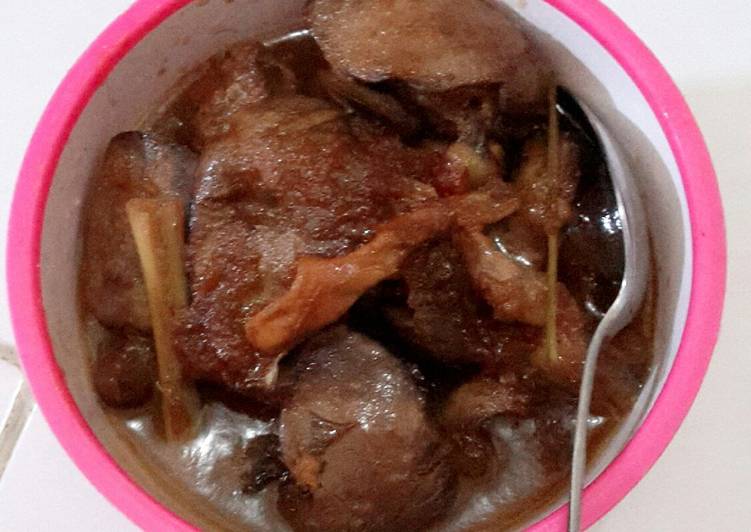 resep Semur Ati Ampela Ayam mudah