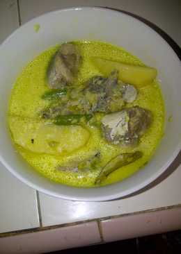 Gulai tongkol hijau pedas