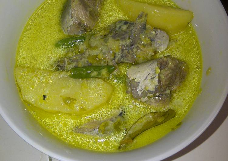 resep Gulai tongkol hijau pedas