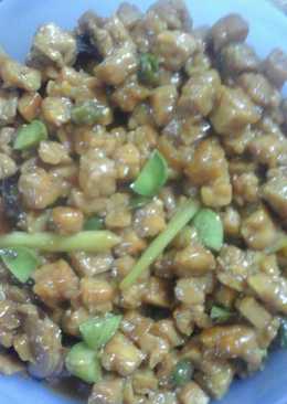 Orek tempe basah