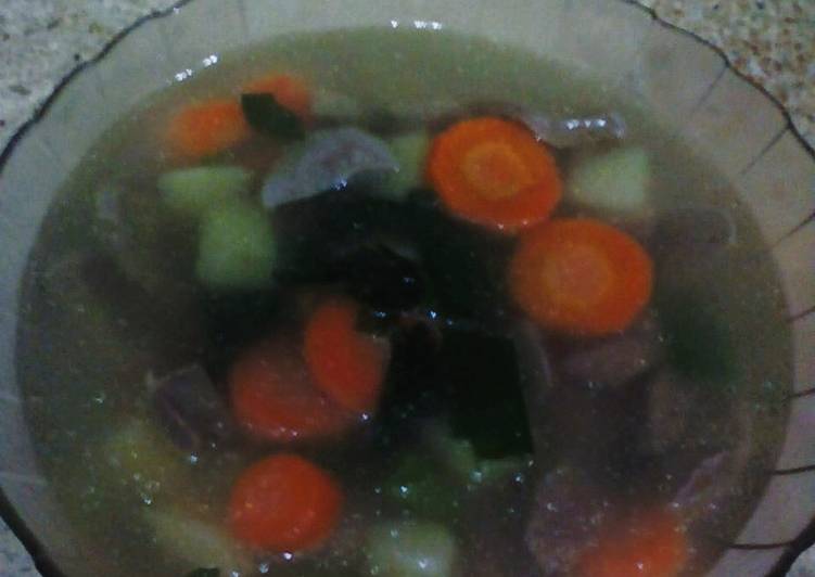 Resep Sop daging bakso sapi Oleh "D3$!~DR$?|@?@"