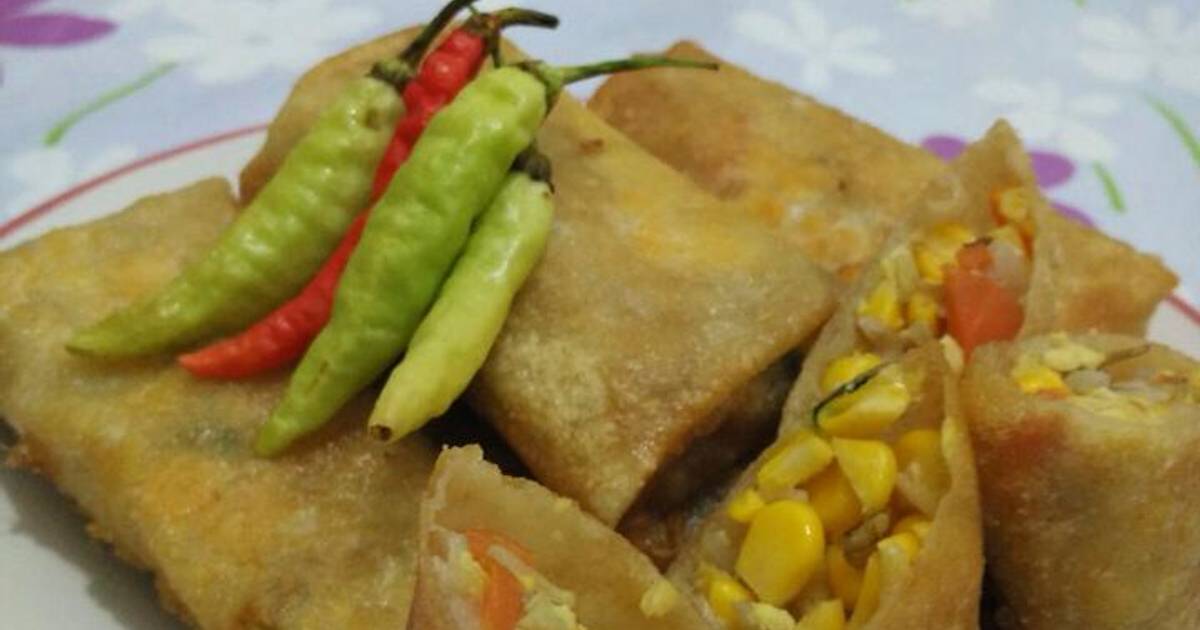  Resep  Lumpia Goreng Isi Jagung  dan Sayur oleh Rina Tri 