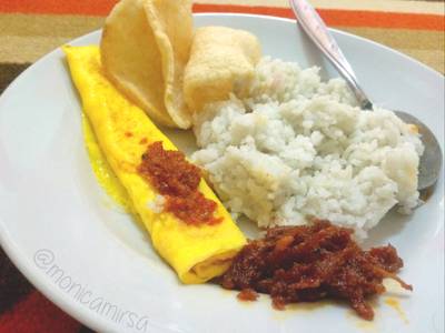 Resep Nasi Uduk Sambal Kacang  oleh Mellhana Cookpad