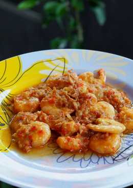 Udang balado very simple