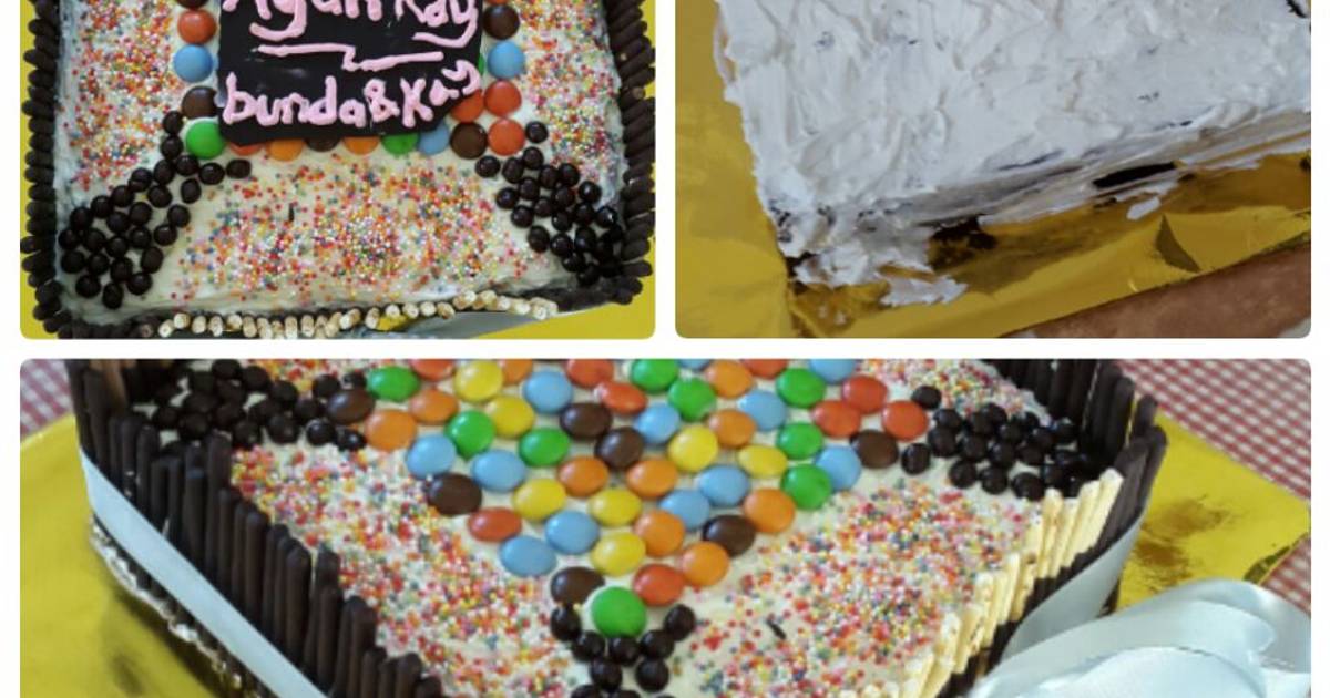 Resep Birthday Cake "Brownies Kukus"