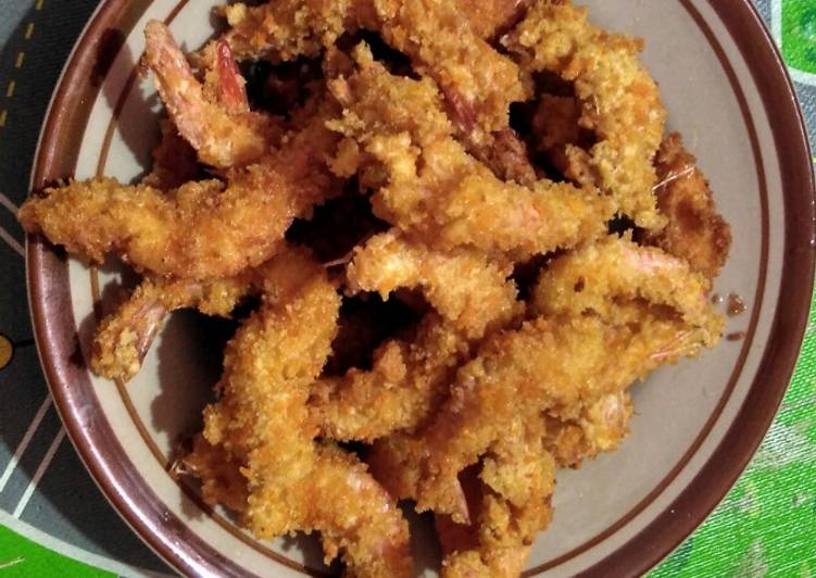 resep masakan Udang goreng tepung krispi