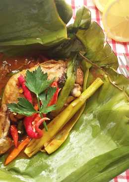 Pepes Ayam Bumbu Praktis