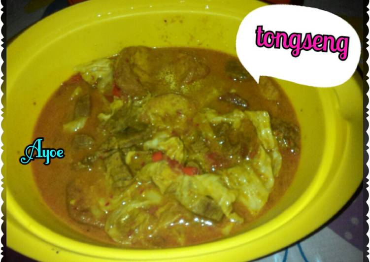 resep masakan Tongseng Daging Sapi & Tahu Telur