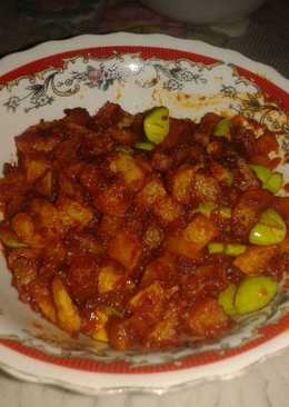 Sambal goreng kentang udang n pete