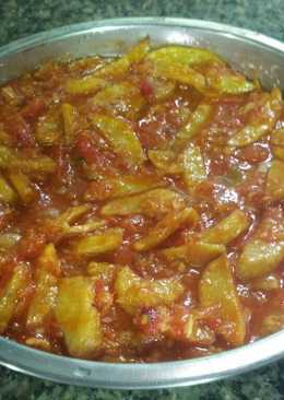 Kentang goreng saus tomat