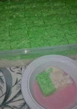 Tape nasi kuah santan