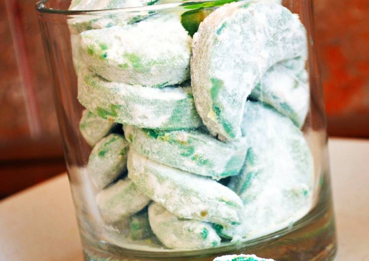 bahan dan cara membuat Cheesy snow blue (putri salju biru)