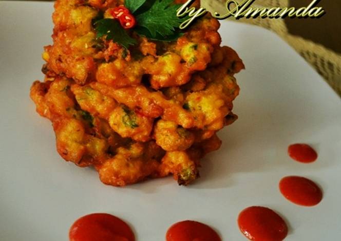 Perkedel Jagung udang