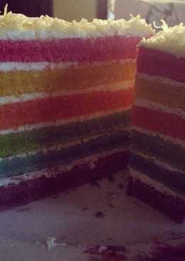 Rainbow Cake a la Els