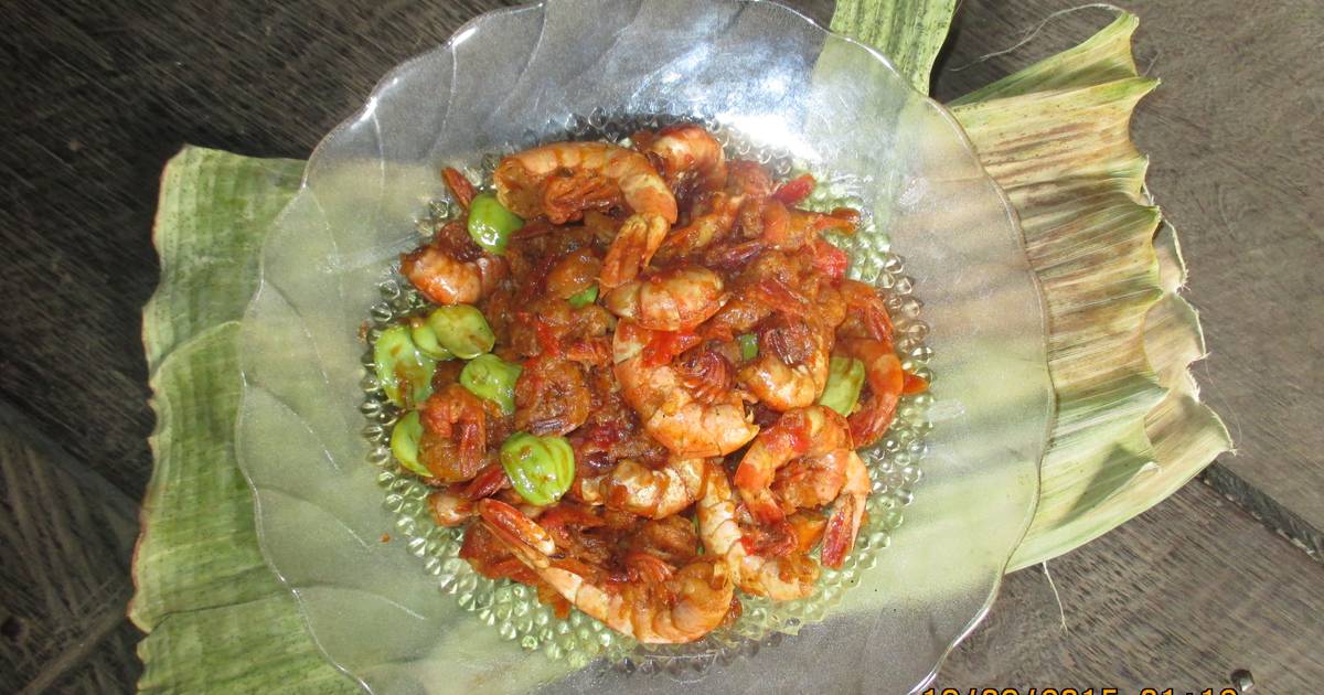 Resep SAMBAL  GORENG UDANG  PETE  oleh Dama Yanty Cookpad