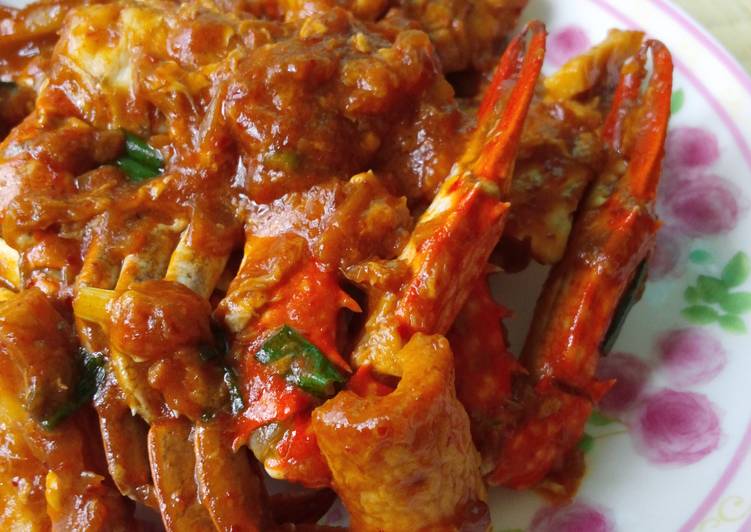 gambar untuk cara membuat Kepiting Saus Singapura