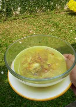 Soto bening ayam sunyi sepi