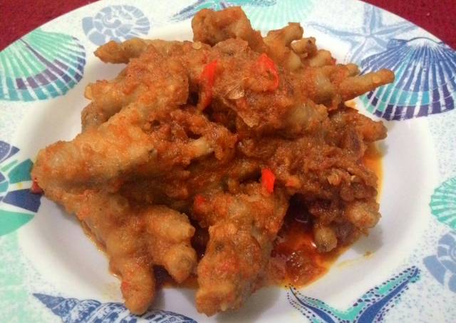 Ceker Ayam Balado