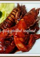 Grilled seafood