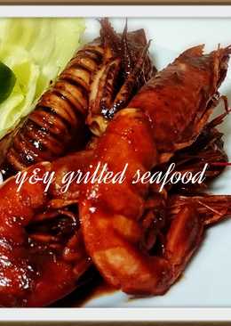 Grilled seafood