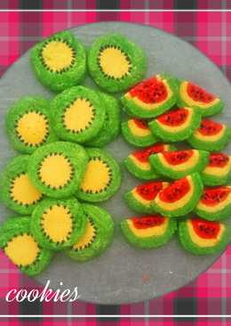 Watermelon n kiwi cookies