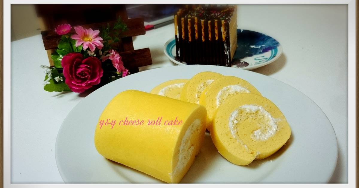 Resep Cheese roll cake Resep Cheese roll cake