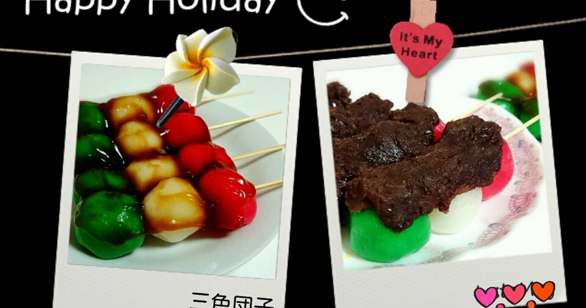 Resep Mochi 3 warna
