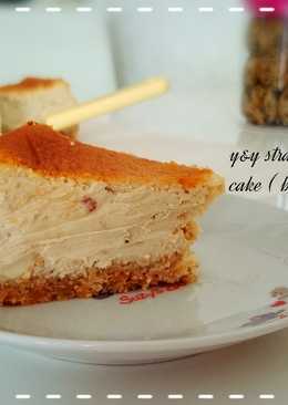 Strawberry cheese cake (baked)