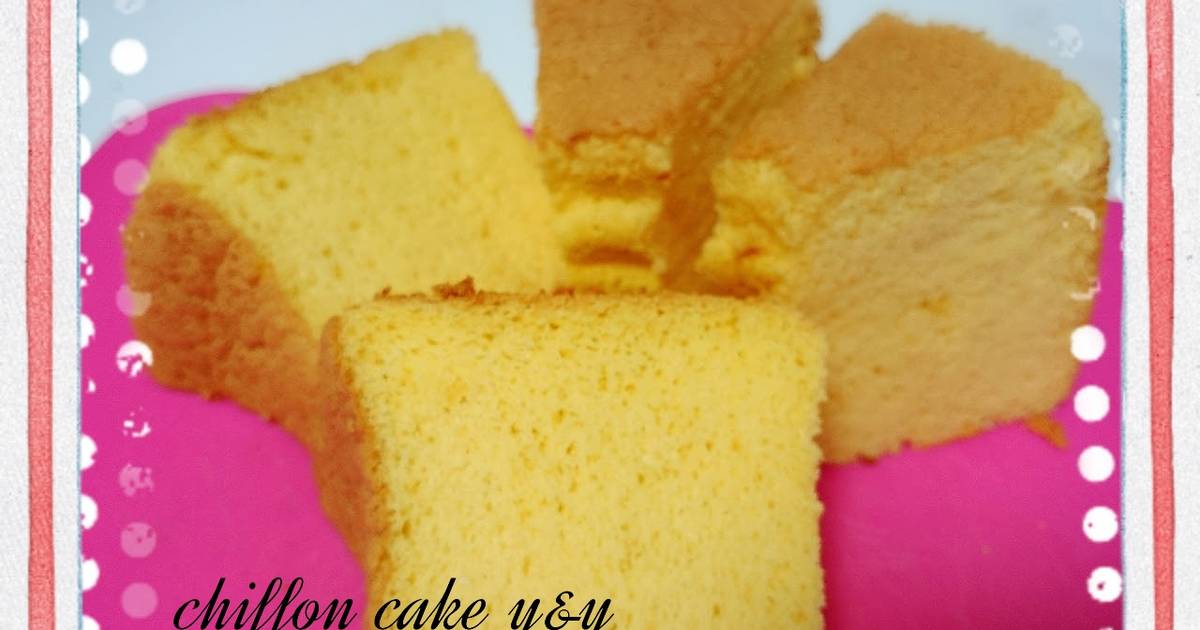 Resep Chiffon cake 18 cm