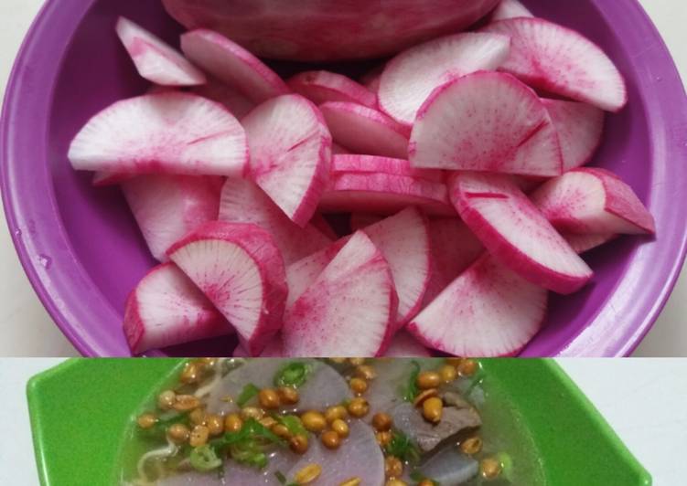 gambar untuk resep Soto bandung lobak merah