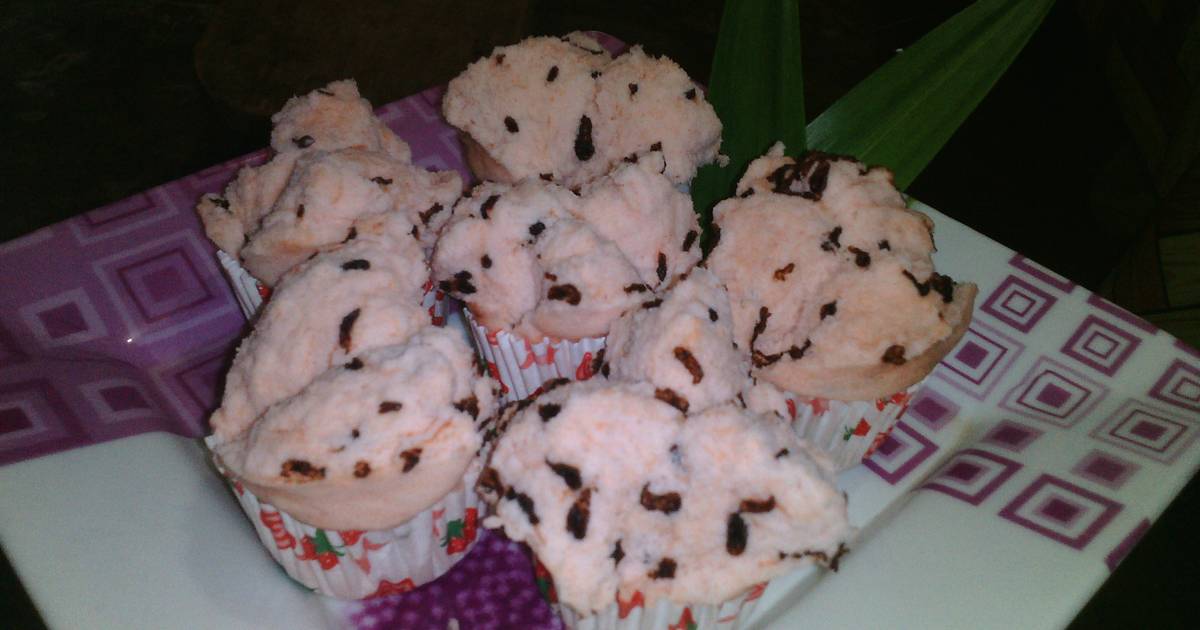 Resep bolu kukus bintik Resep bolu kukus bintik