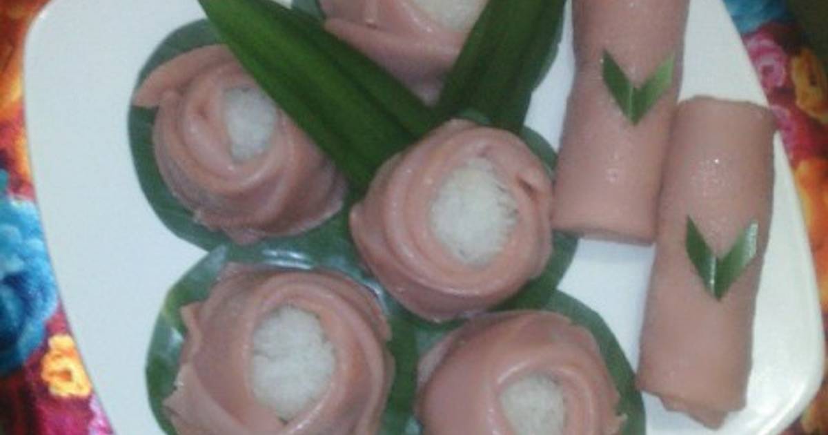 Resep dadar gulung mawar