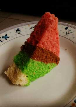 Simple Rainbow Cake 