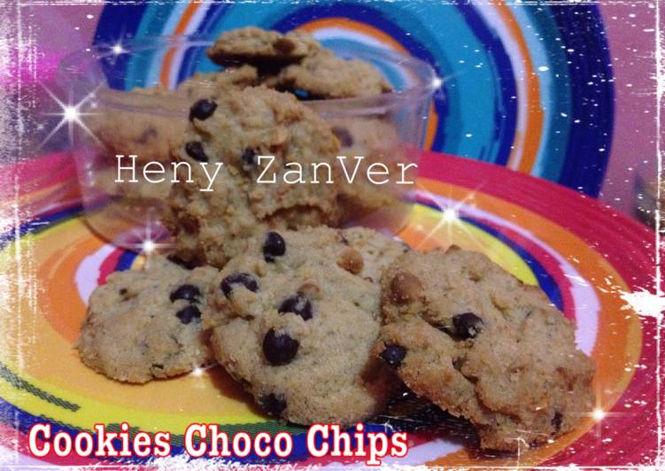 cara membuat Cookies Choco Chips ala ZanVer