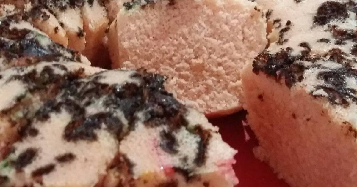Resep bolu kukus lembut rasa srowberry