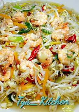 Tumis toge udang