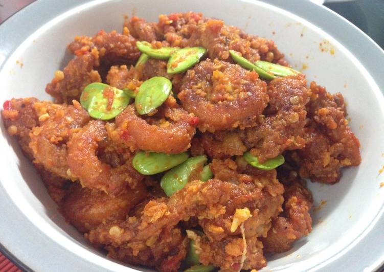 gambar untuk resep Cumi Crispy Sambal Petai