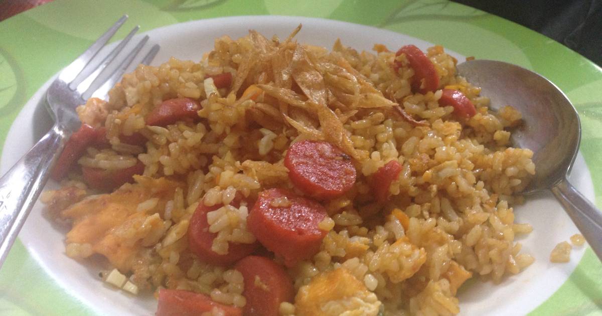  Resep  Nasi  Goreng  Sosis Pedas  oleh cookerz Cookpad