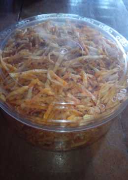 Kering kentang pedas manis