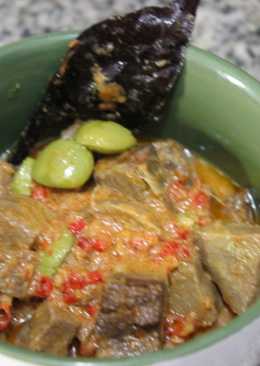 Rendang Pete Lidah Sapi