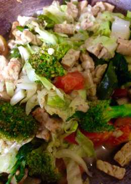 Oseng Tempe Sayur Cabe Hijau